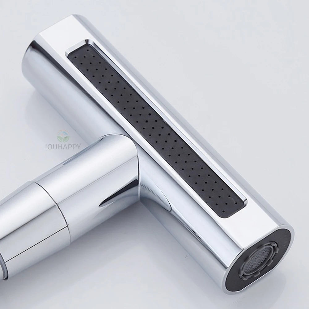 4 Modes Waterfall Kitchen Faucet Universal 360°Rotating Swing Arm
Stainless Steel Hot Cold Single Hole Deck Mounted Sink Tap