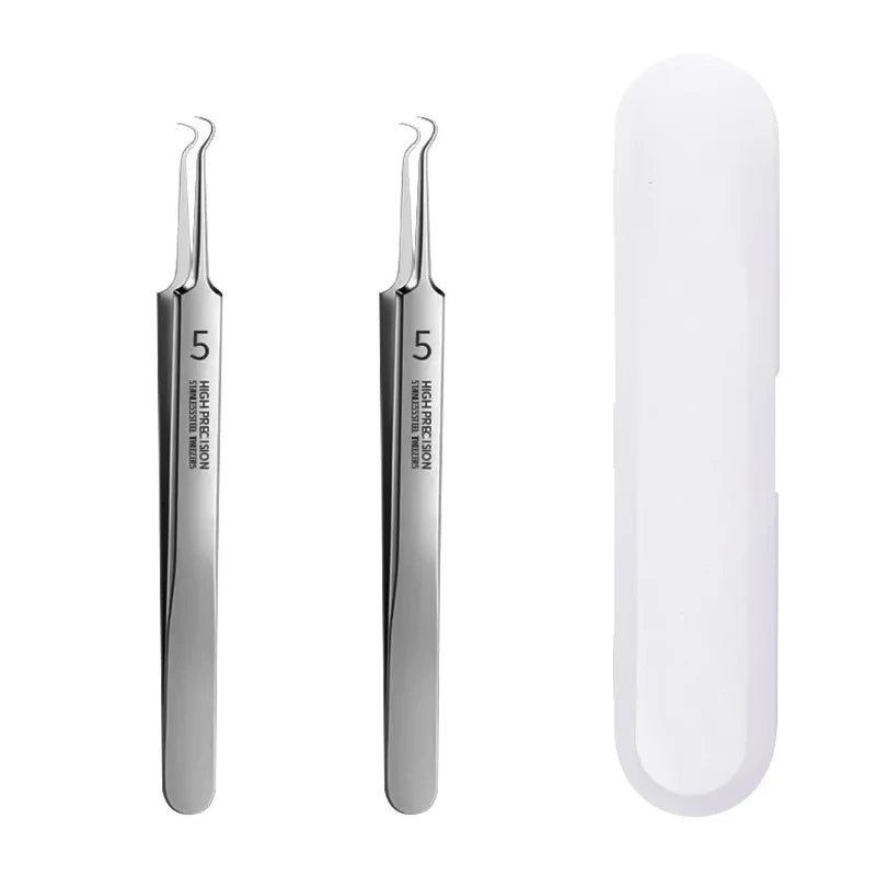 Pimples Blackhead Clip Tweezers Special Blackhead Remove r Acne Needle Tool