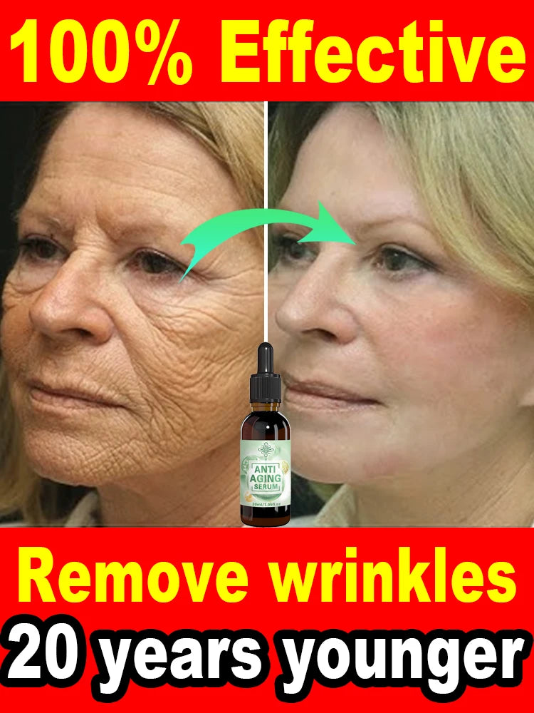 Wrinkles disappear, Anti aging face serum
