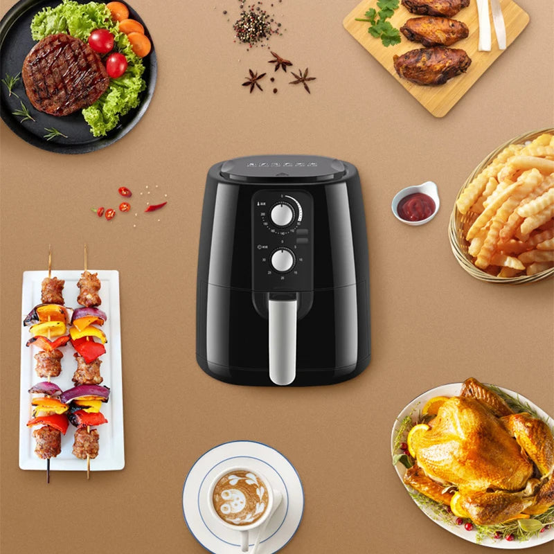 5.5L Air Fryer Household Large Capacity Electric Fryer
Smart Multi-function Oven Kitchen Baked Egg Tart/Roast Chicken