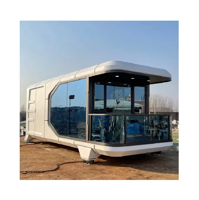 Prefabricated Luxury Hotel Modern Space Capsule Style
Camping House Tiny House Outdoor Mobile Capsule House