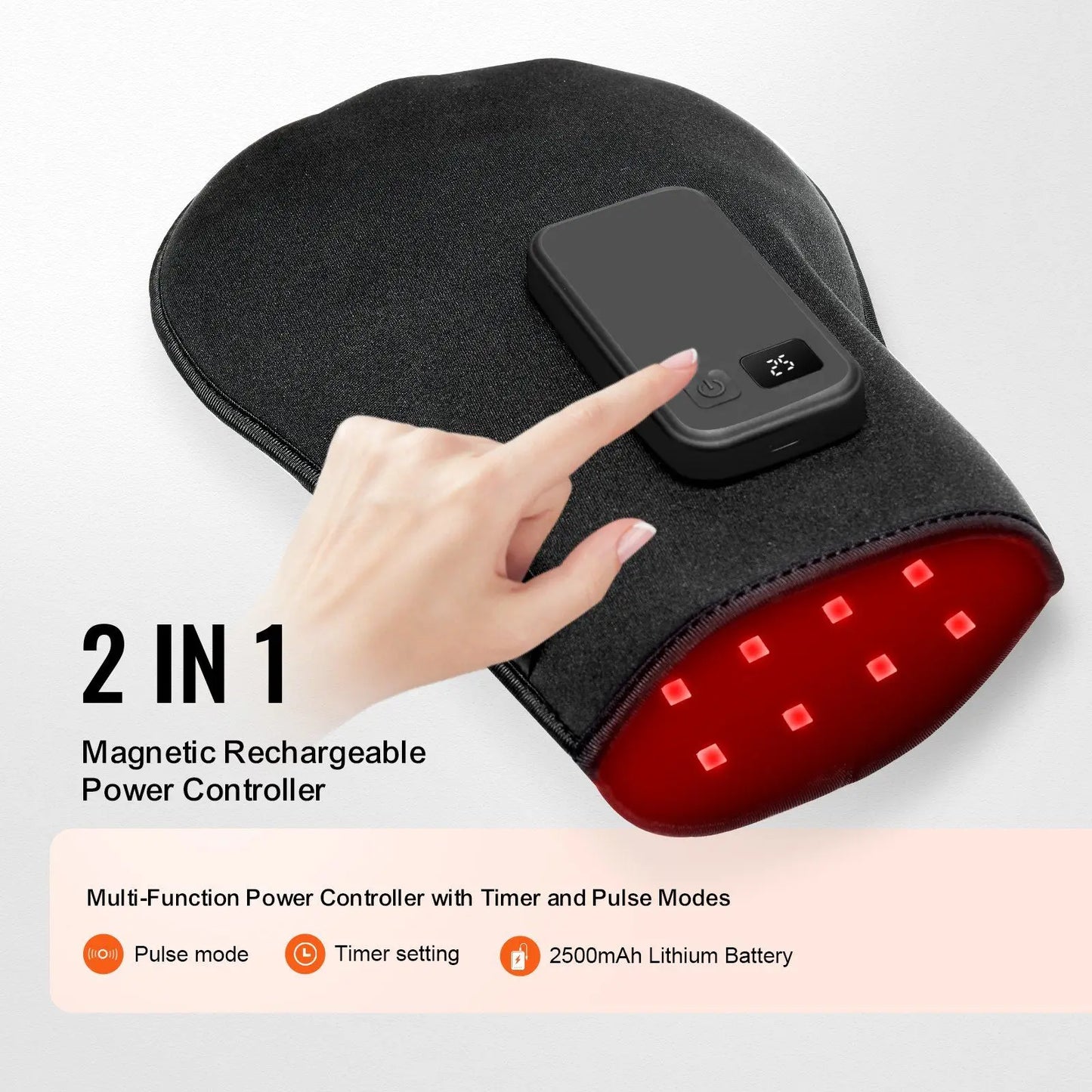 Red Light Therapy for Hand 660nm & 850nm
Red Light Therapy Hand Glove