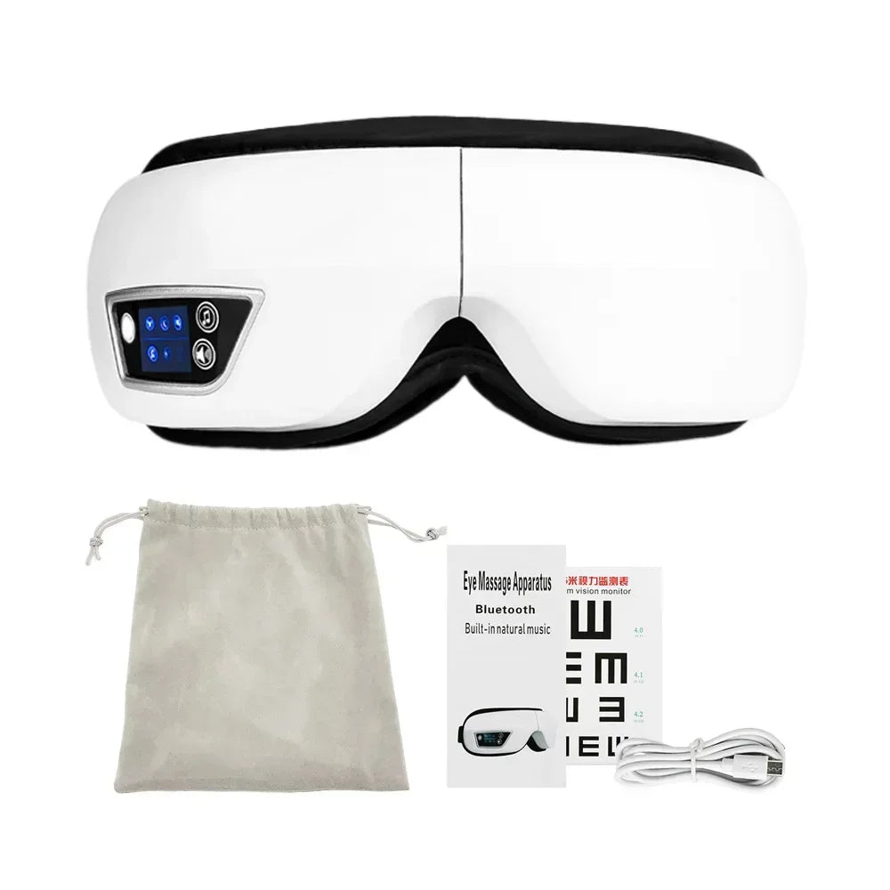 6D Eye Massage Instrument Smart Airbag Vibration Eye Care
Hot Compress Bluetooth Eye Massager Glasses Fatigue Pouch & Wrinkle