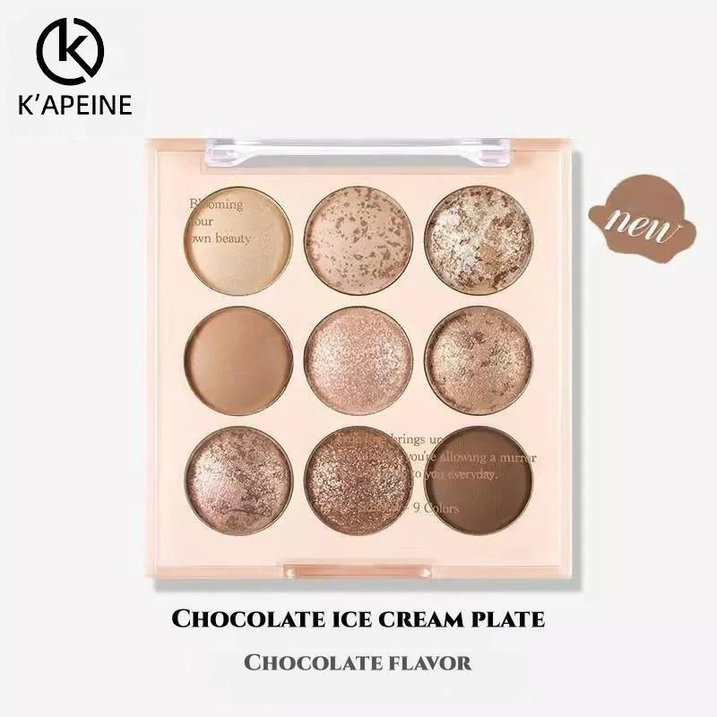 9 Colors Glitter Snowflake Eyeshadow Palette Dream Girl
Pearly Eye Shadow Matte Matte Highlights Cool Tone Charming Eyes Makeup