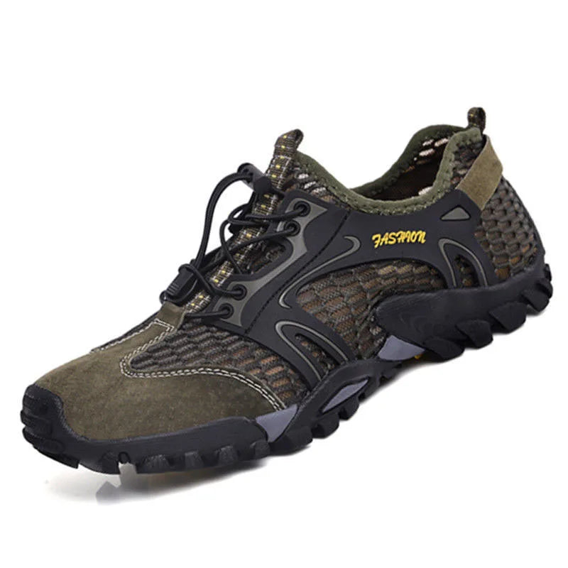 Breathable Sneakers Men Shoes Climbing Hiking Sneakers Fits True to Size