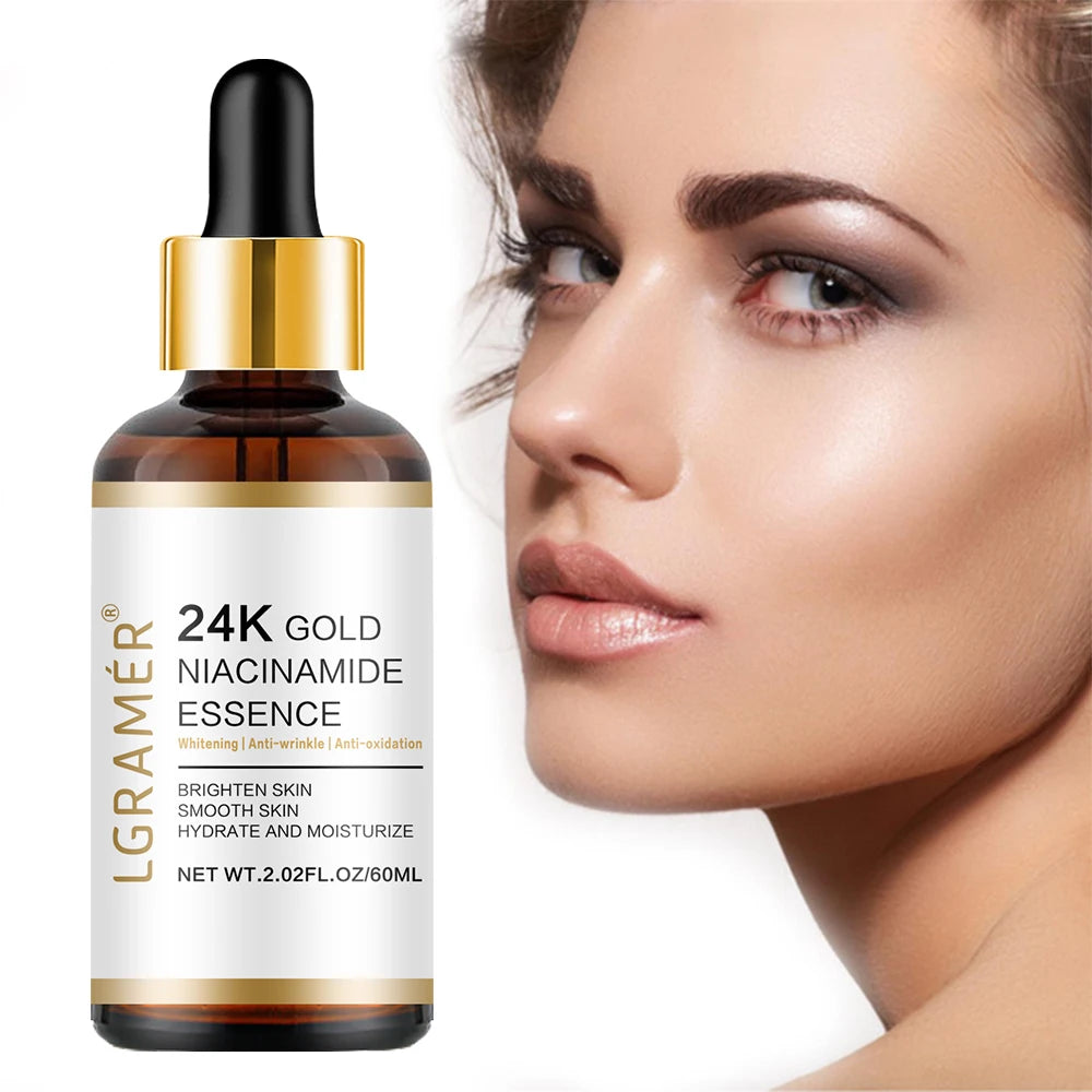 24k Gold Nicotinamide Hyaluronic Acid Anti-aging Facial Collagen Essence