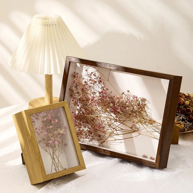 Transparent Floating Dried Flower Picture Frame Depth 5cm