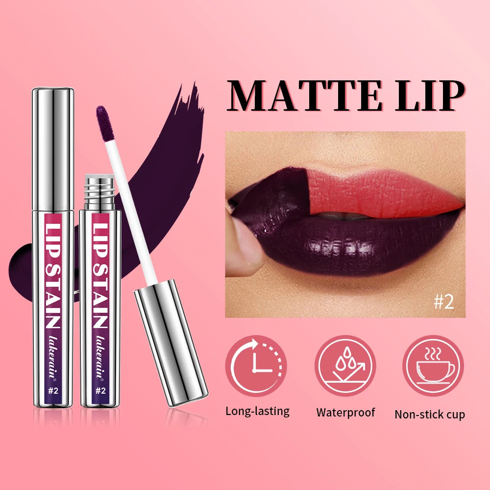 Long Lasting Lip Inks Matte Lip Tint Peel Off Liquid Lipstick Waterproof Makeup