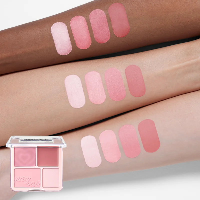 Judydoll Orange Blush Highlight Palette Blush Cream
Blush Palette Expanding Color Matte Highlight Brightening Face Makeup