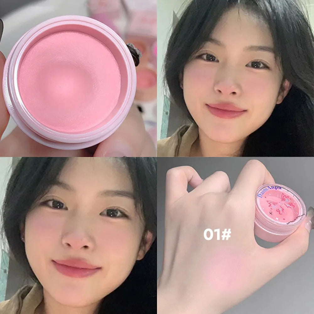 Airy Blush Clay Pigmented Powdery Cream Blusher
Long-Lasting Tender Look Uplifting Color Matte Girlish Blush