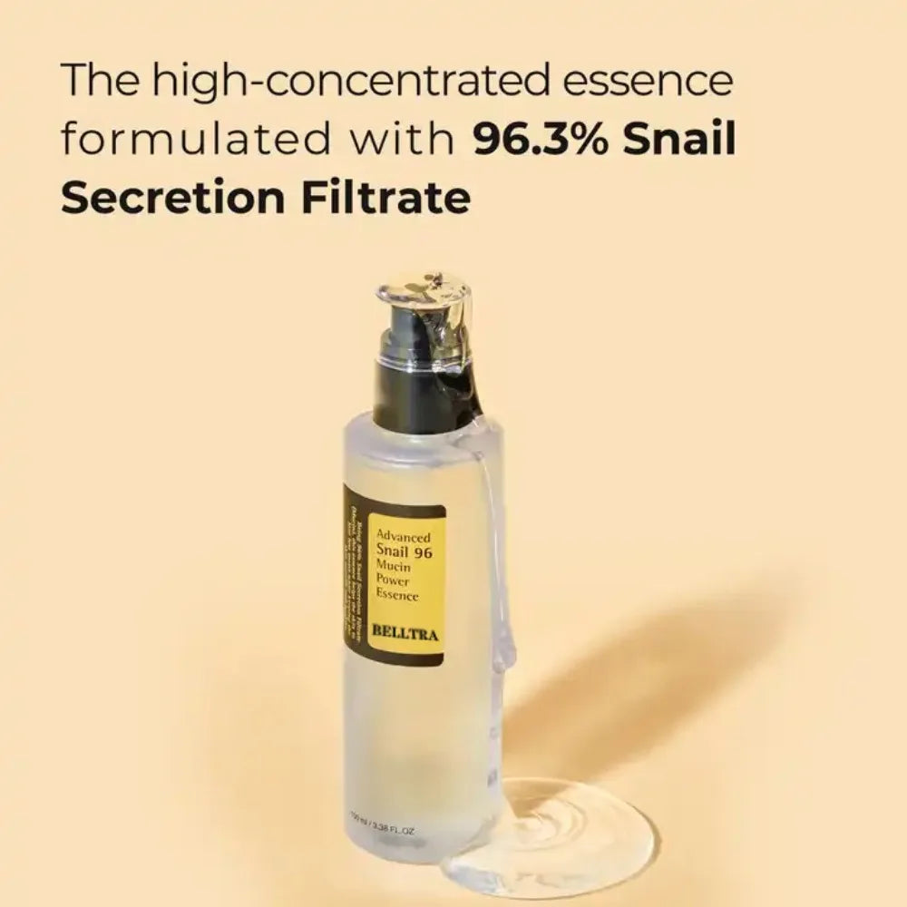 Snail mucin 96% Korean Skin Care Facial Essence Fading Fine Lines
Essence Firming Facial Snail Brightening Anti-Aging Set