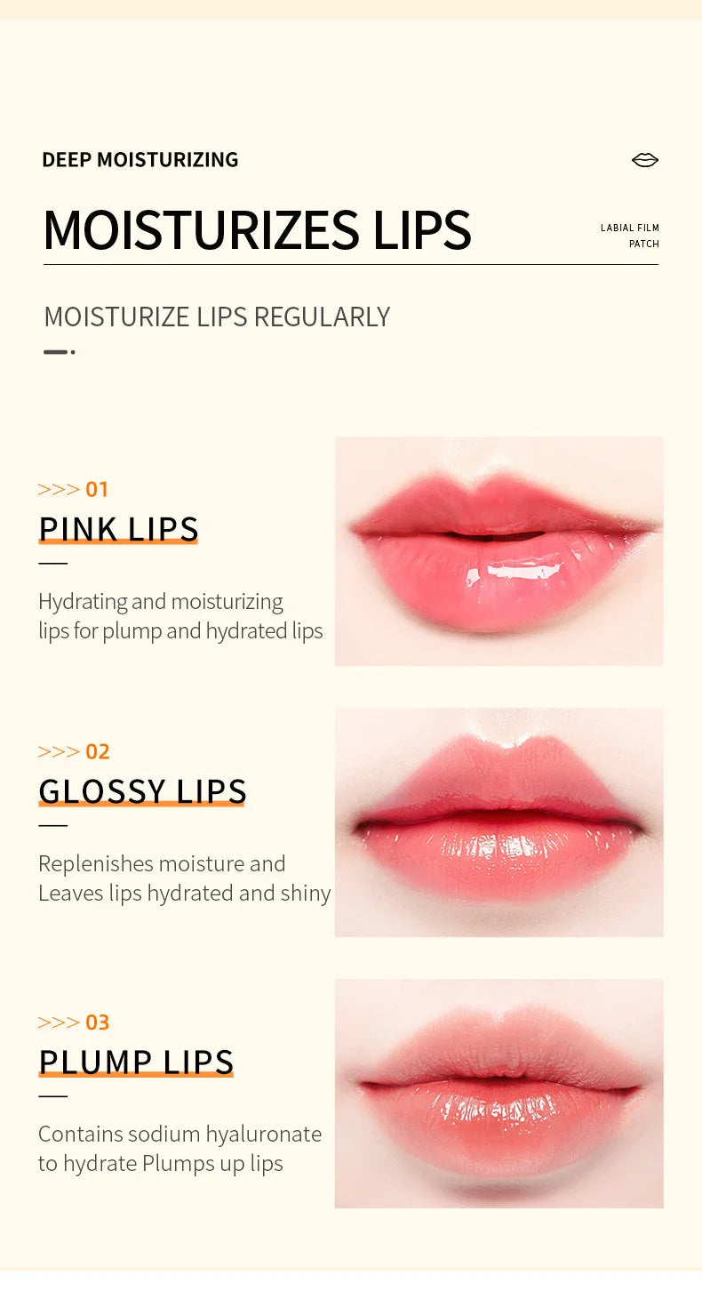 10 pairs Collagen Lip Mask Moisturizing Firming Nourishing Labial Moisturizer Gel Pads