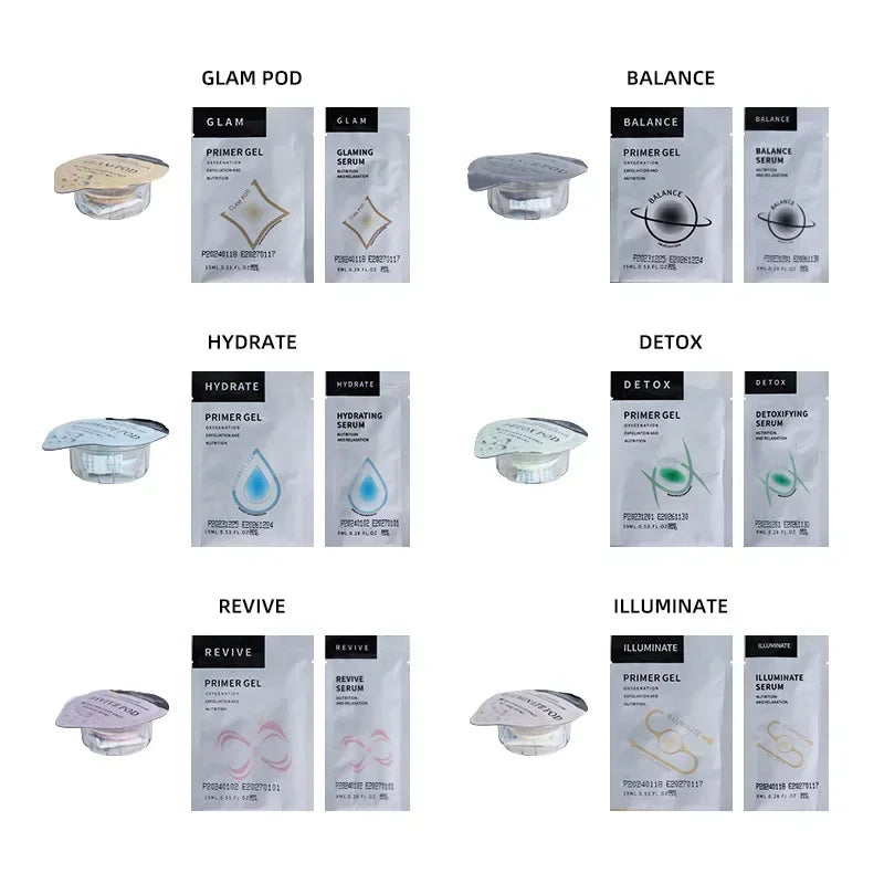 Facial Oxygen Bubble Machine REFILLS rOxygen Jet Serum Gel Facial Massage Exfoliate Rejuvenation