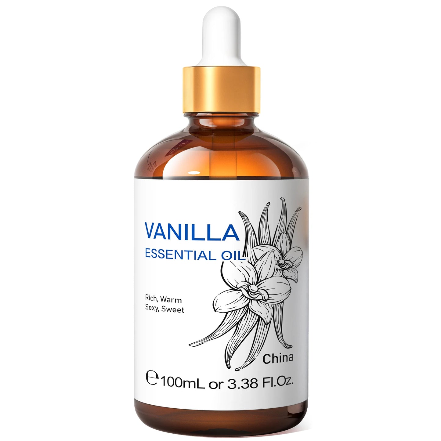100ML Patchouli Essential Oils,100% Pure Nature for Aromatherapy, Diffuser, Humidifier, Massage, Keep happy, Candle