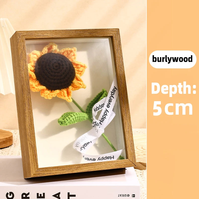 Transparent Floating Dried Flower Picture Frame Depth 5cm