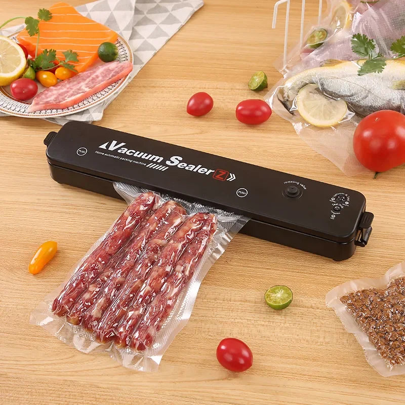 Electric Vacuum Sealer Food Sealer Machine
Foods Fresh Storage Vacuum Sealer Machine Plastic Bags Sealer For Storage Food