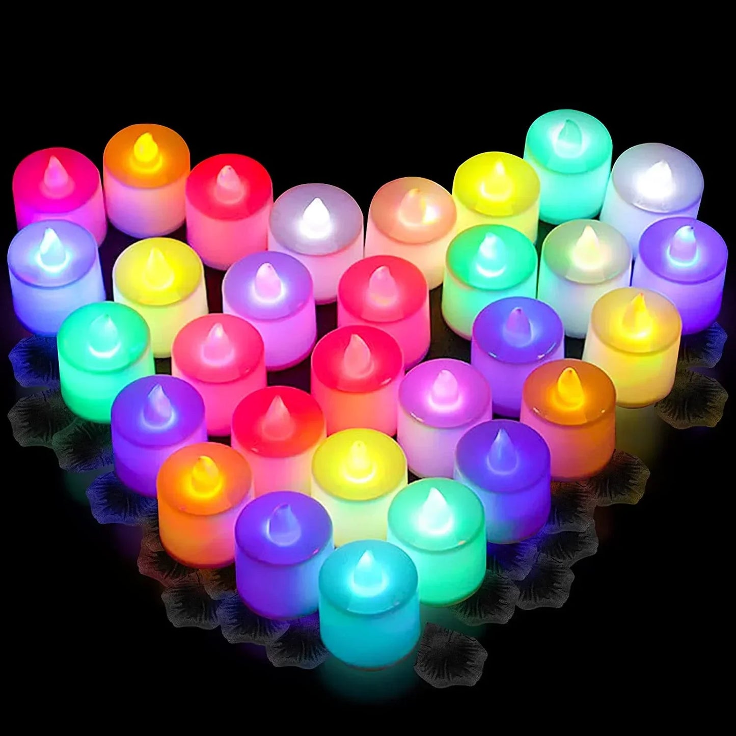 LED Tea Light Candles, Flameless Candles, Battery Electric Candles,