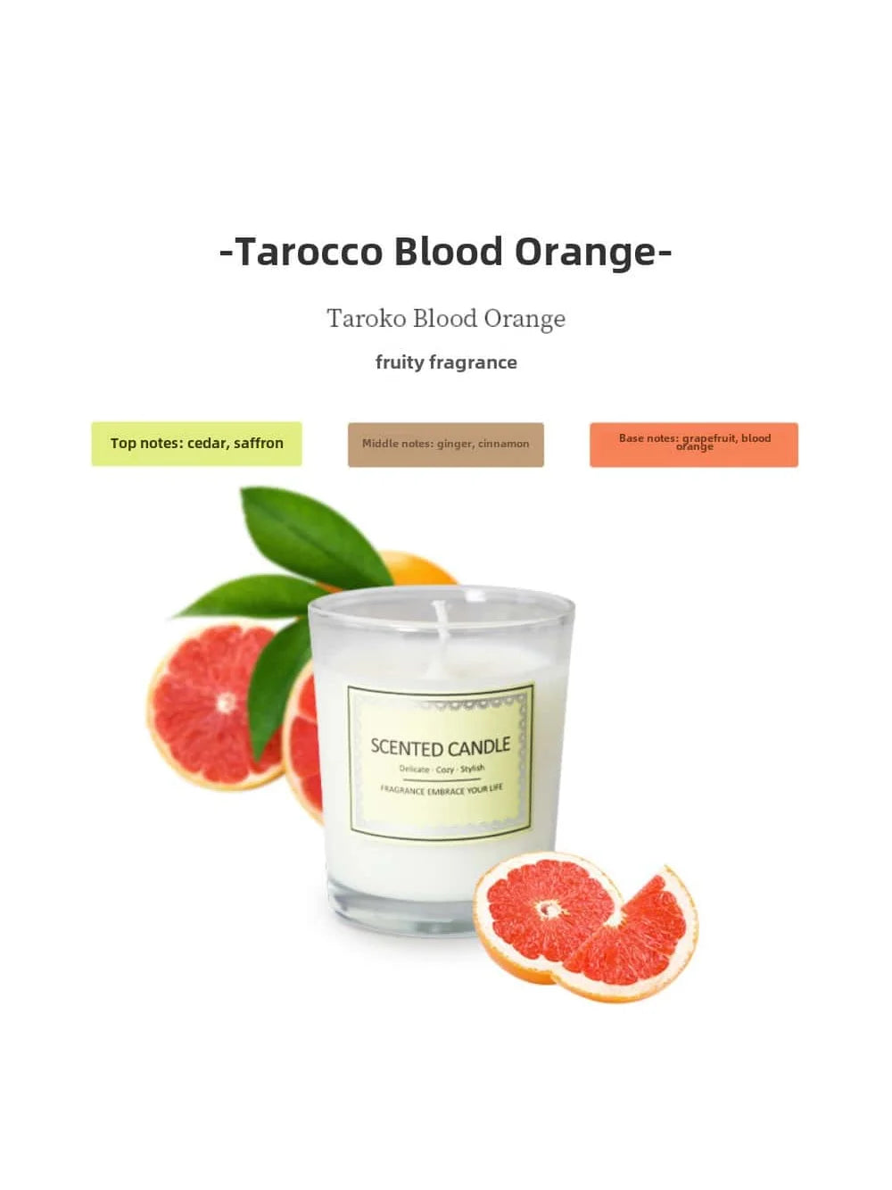 Candle Fragrance Atmosphere Smoke free Aromatherapy Candles