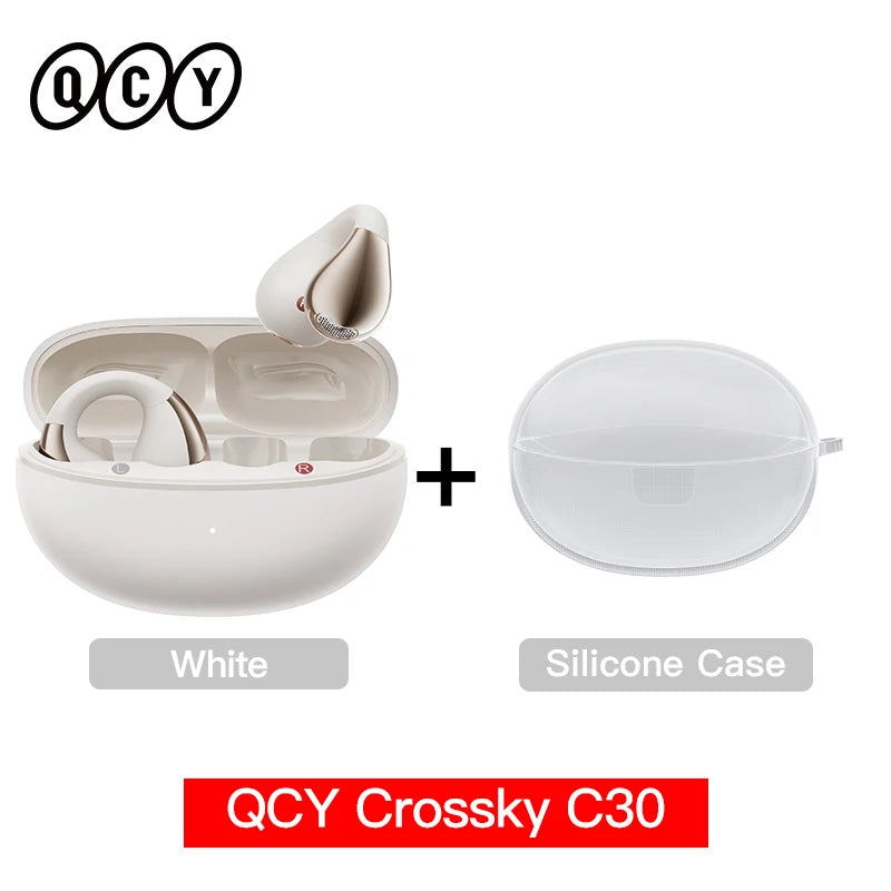 QCY Crossky C30 Wireless Earphones Bluetooth 5.4
Ear clip TWS Sports Earbuds Open Ear Earclip Dual-Connection Headphone