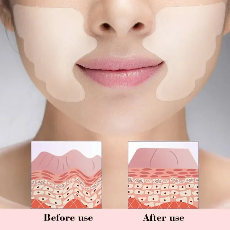Reusable Silicone Wrinkle Removal Sticker Facial Lifting Strips
For Forehead Neck Line Remover Eye Patches Anti Aging Skin Pads