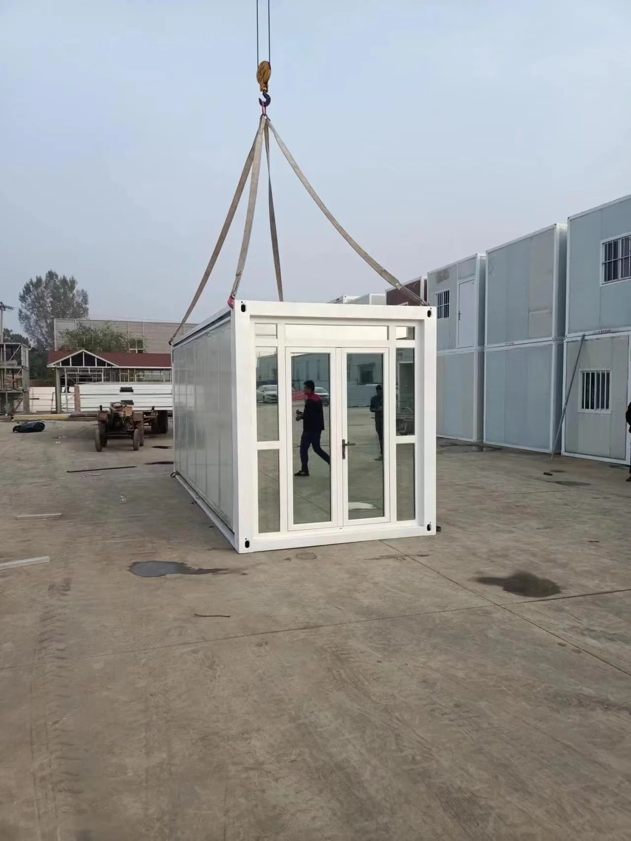 NEW container homes 20ft luxury modular Tiny expandable
stackable house with bedroom living room prefab container House