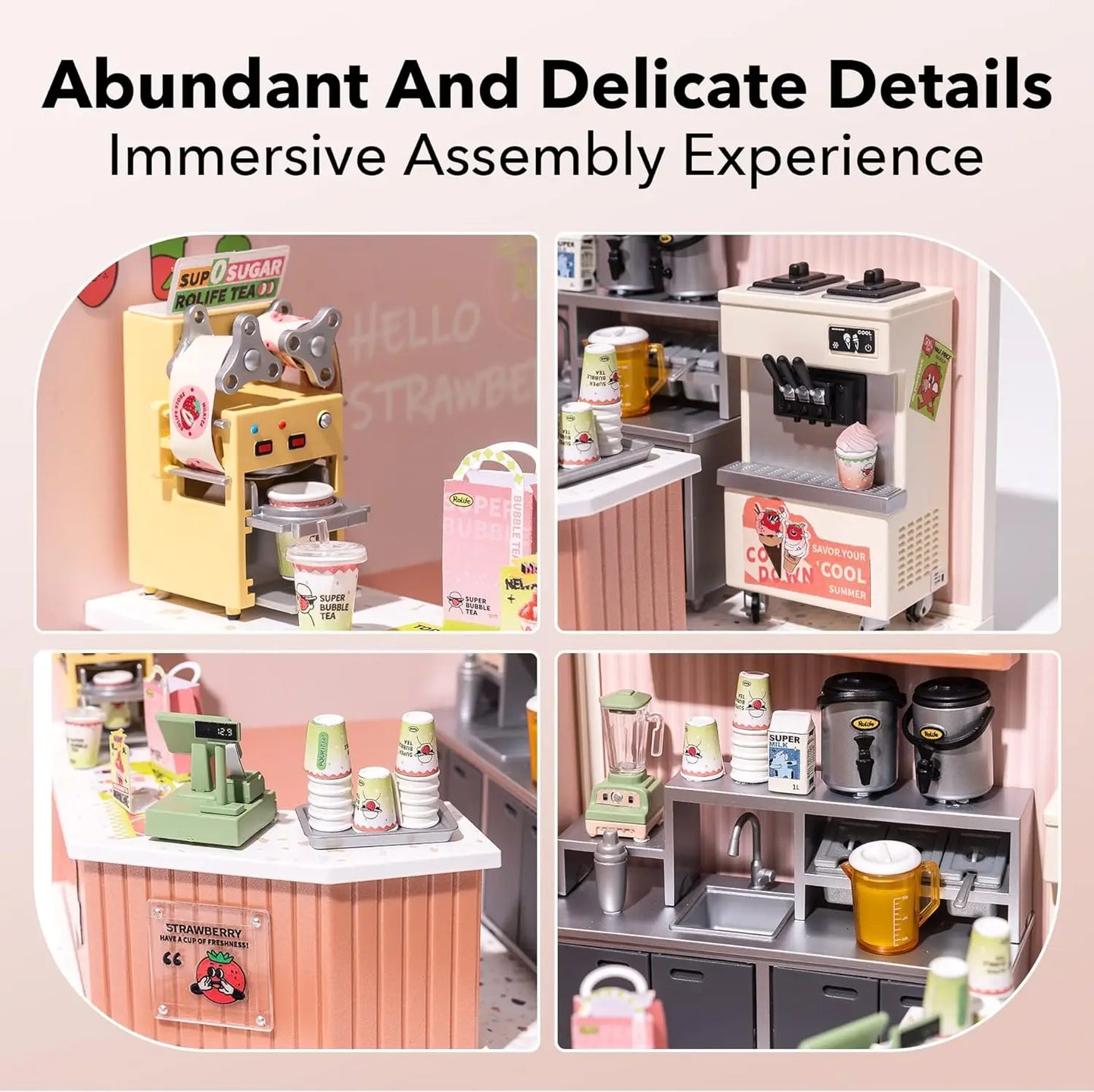 3D Puzzle DIY Miniature dollhouse kit