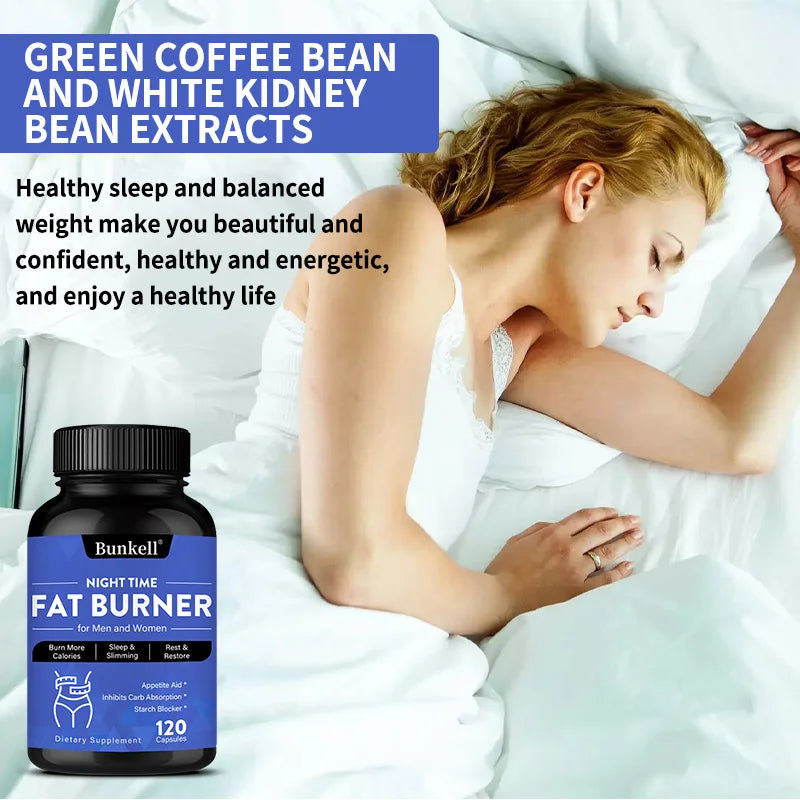 Nighttime Fat Burner - Helps Promote Metabolic Cleansing
Inhibits Fat Accumulation, and Appetite Control During Sleep