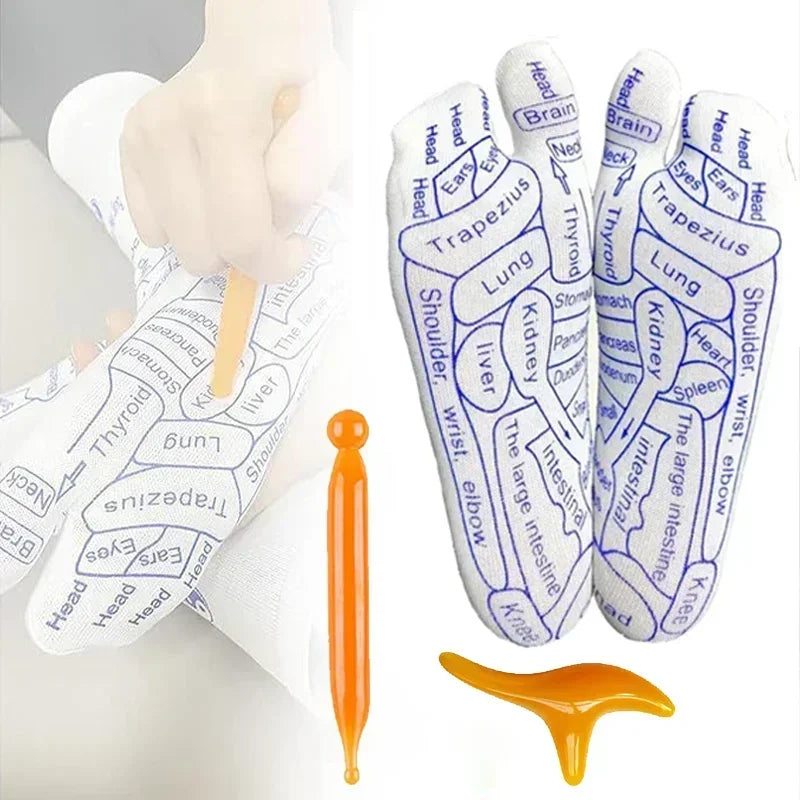 Foot Acupressure Socks Physiotherapy Reflexology Socks