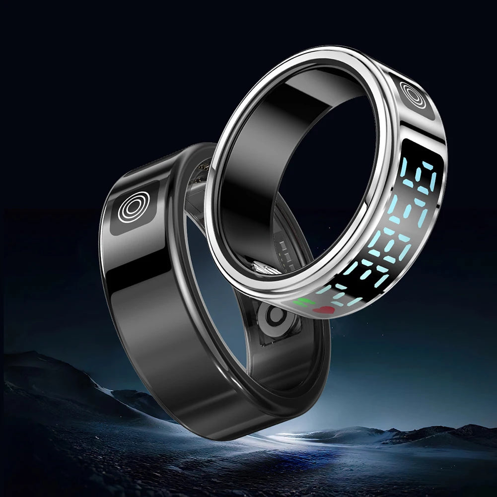 Smart Rng for Android iOSHeart Rate Health Monitor Blood Oxygen Sleep Monitor