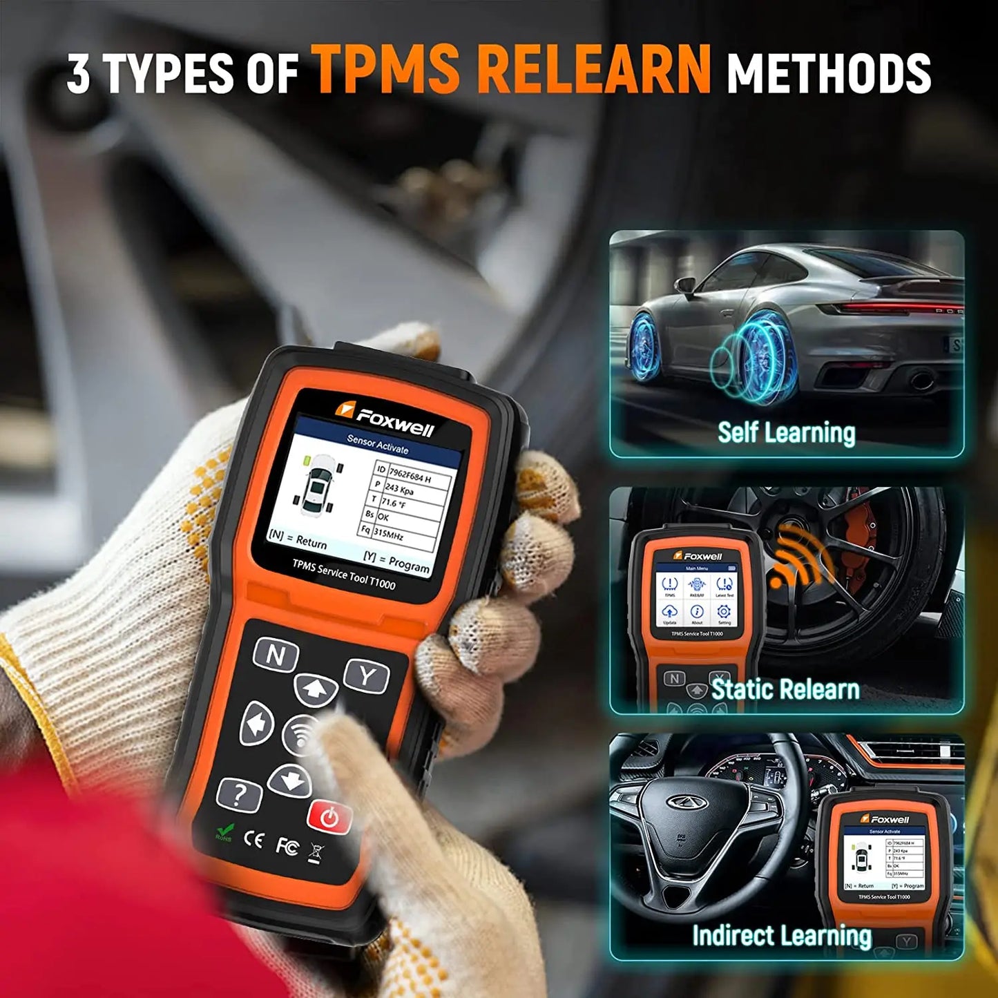 Car TPMS Reset Diagnostic Scan Tool