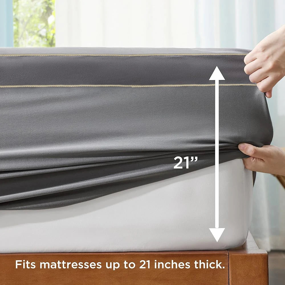 Mattress Topper for Back Pain, Extra Thick Mattress Cover
Quilted Fitted Mattress Protector Plush Pillow Top Deep Elastic Pocket