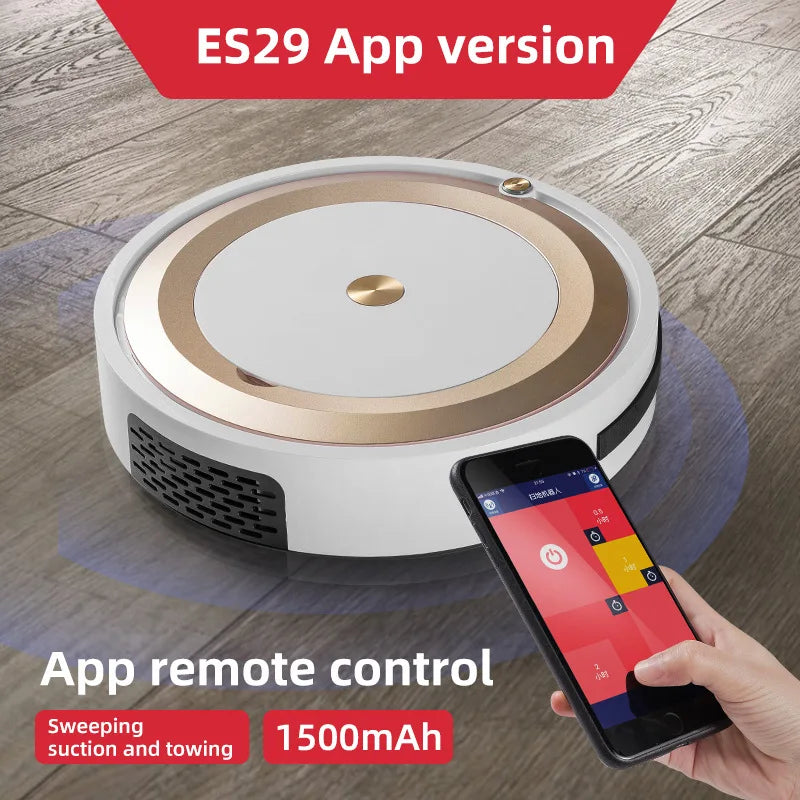 New Wet Mopping USB Rechargeable 5-in-1 Robot Vacuum Cleaner Automatic Cleaning
