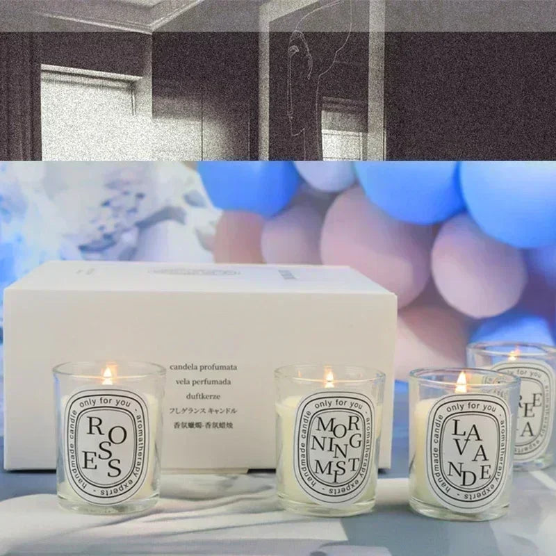 Romantic Vanilla Scented Fragrance Candle Gift Scented Aromatic Candles