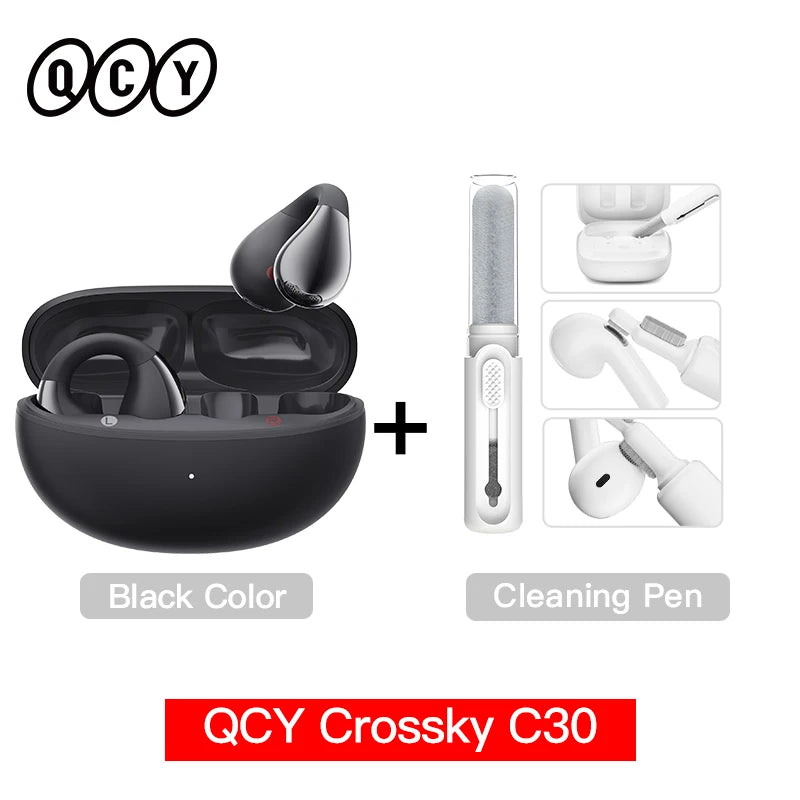 QCY Crossky C30 Wireless Earphones Bluetooth 5.4
Ear clip TWS Sports Earbuds Open Ear Earclip Dual-Connection Headphone