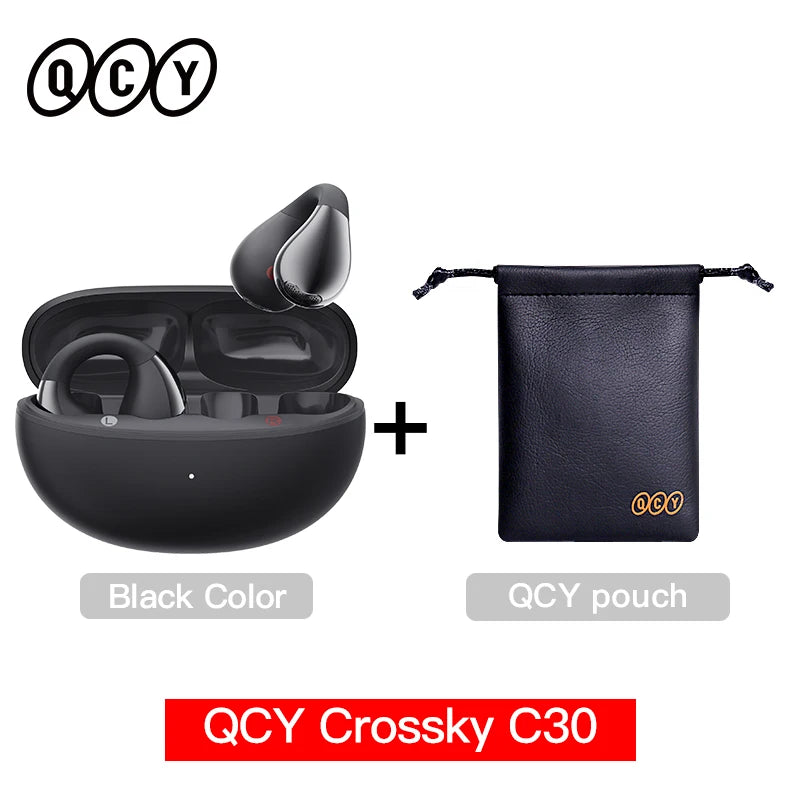 QCY Crossky C30 Wireless Earphones Bluetooth 5.4
Ear clip TWS Sports Earbuds Open Ear Earclip Dual-Connection Headphone