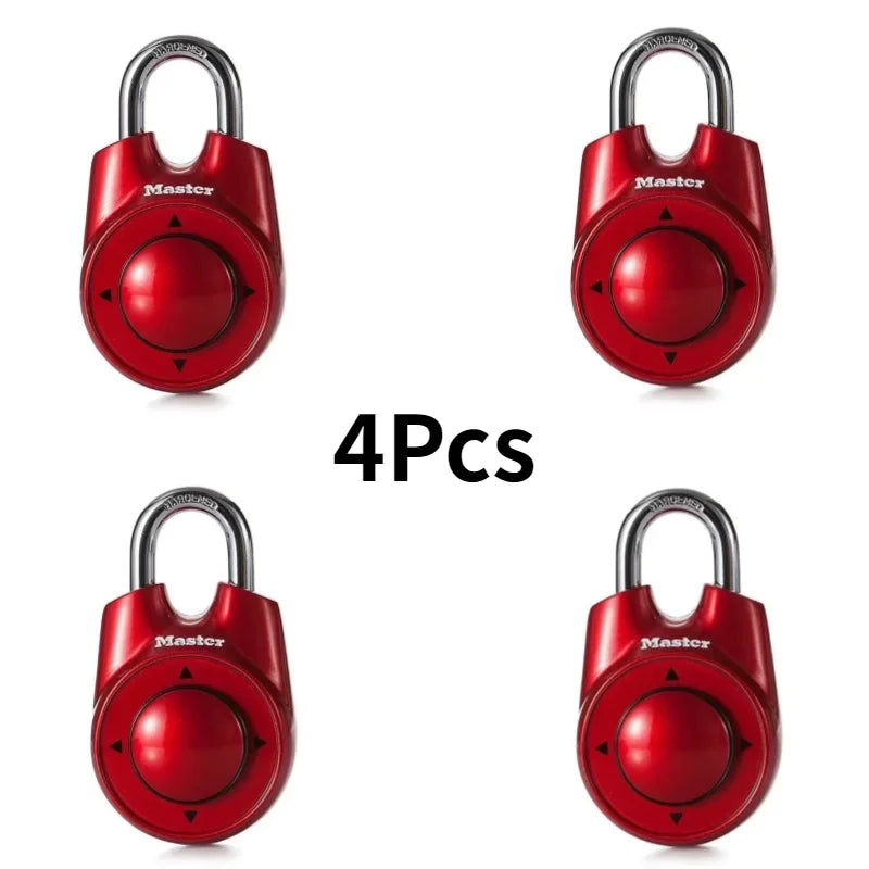 Master Lock Portable Padlock Escape Room Gym School Club Cabinet Lock Combination Code Directional Keyless Door Lock