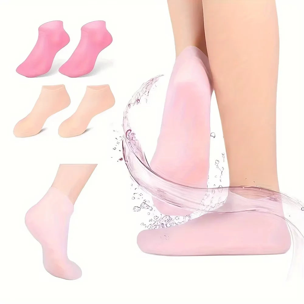 Moisturizing Gel Socks Exfoliating Spa Cracked Dead Skin Remove