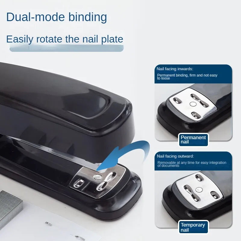 Dual Mode Stapler #12 Office Supplies Fits 24/6 & 26/6 Nail Patterns