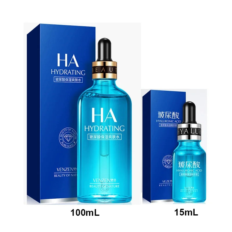 Hyaluronic Acid Face Serum Moisturizing
Shrink Pores Remove Fine Lines Anti-Wrinkle Snail Whiten Caviar Anti-aging Face Essence