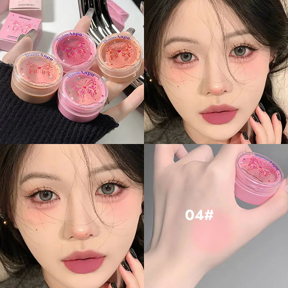Airy Blush Clay Pigmented Powdery Cream Blusher
Long-Lasting Tender Look Uplifting Color Matte Girlish Blush