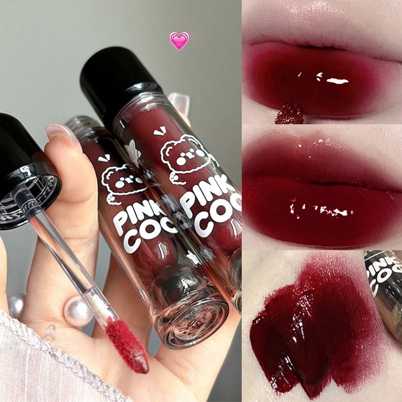 Lip gloss Black Mirror Glass Water Light Clear Lip Glaze