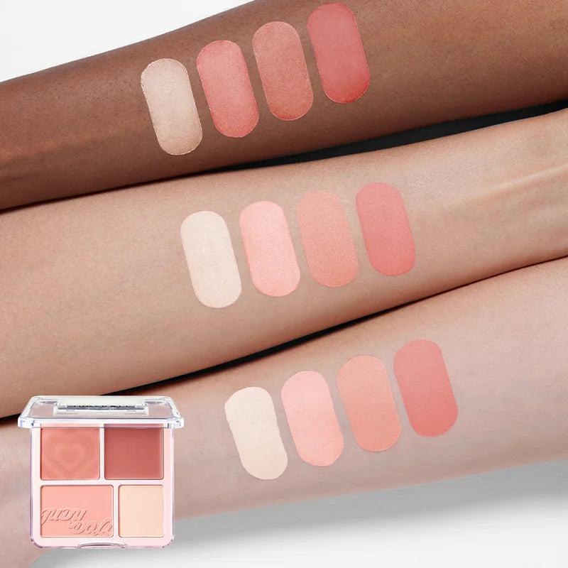 Judydoll Orange Blush Highlight Palette Blush Cream
Blush Palette Expanding Color Matte Highlight Brightening Face Makeup