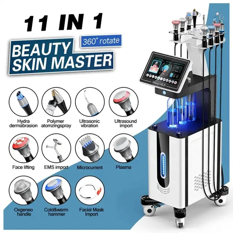 Face Lift Women Aesthetic Beauty Equipment
Bubble Oxygenation Ultrasonic Scrubber Hydrodermabrasion Hydro Facial Machine