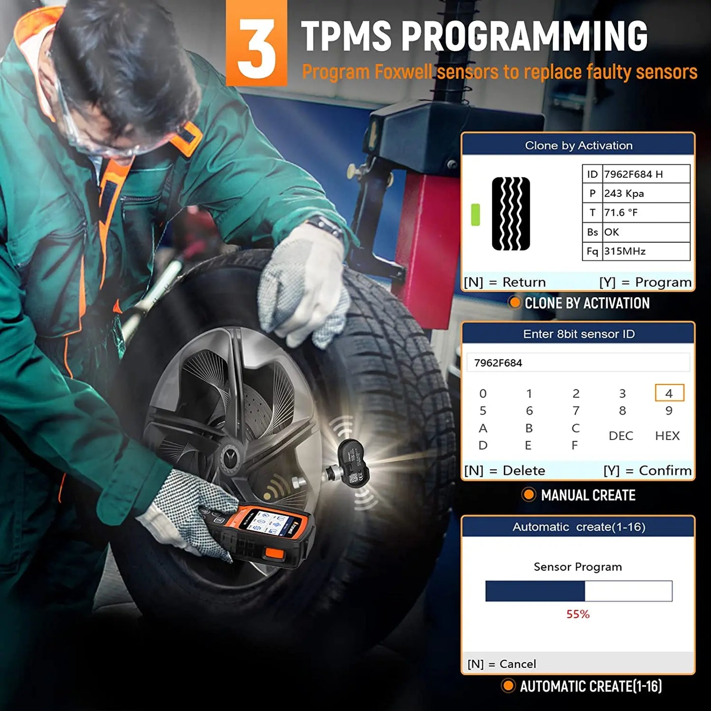 Car TPMS Reset Diagnostic Scan Tool