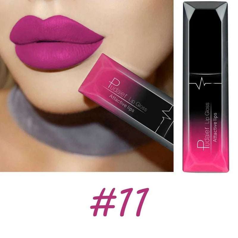 17 Color Sexy Matte Long Lasting Lip gloss Liquid Lipstick