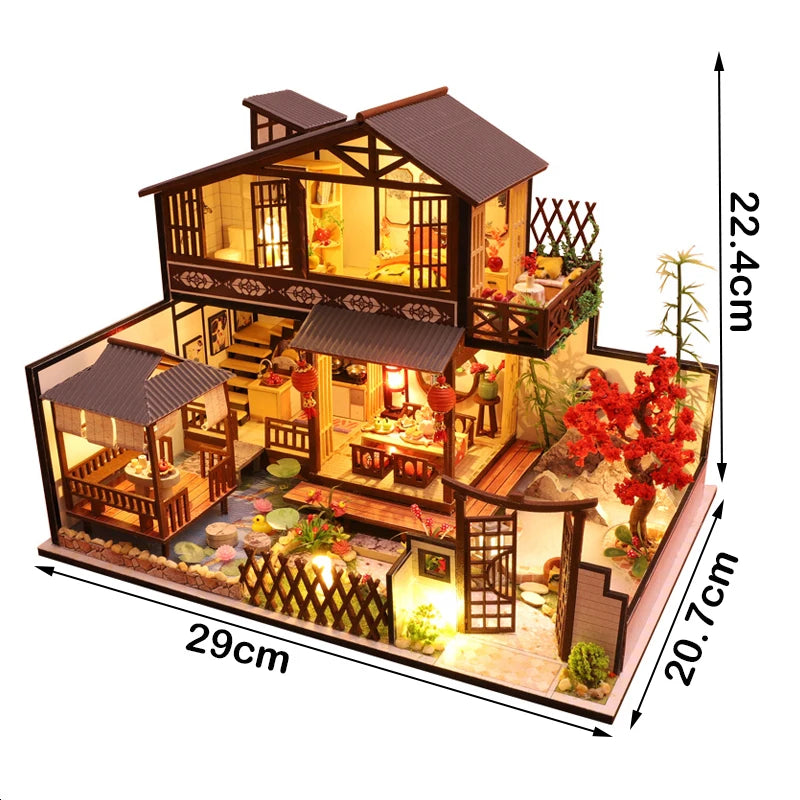 DIY Wooden Miniature Model Kit