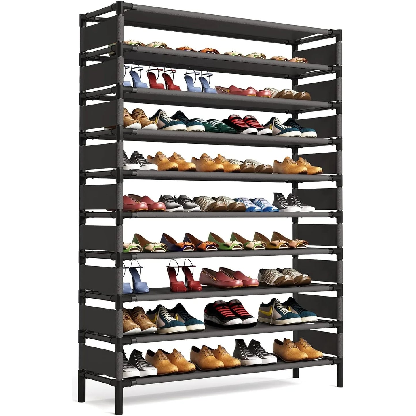 Multi-layer storage Large Capacity Organizer Shoe Shelf for 50 Pair, Versatile usage
