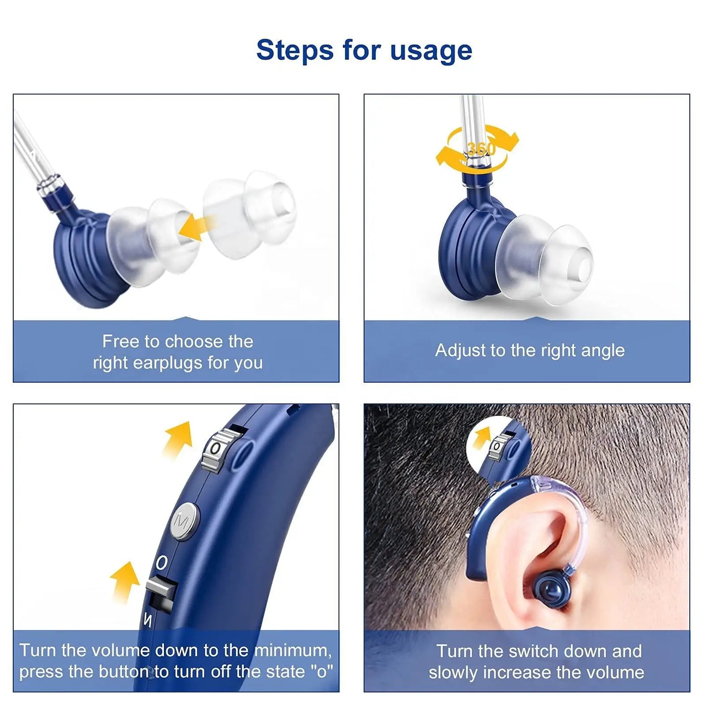 Rechargeable Hearing Aid Mini Device Ear Amplifier
Digital Hearing Aids