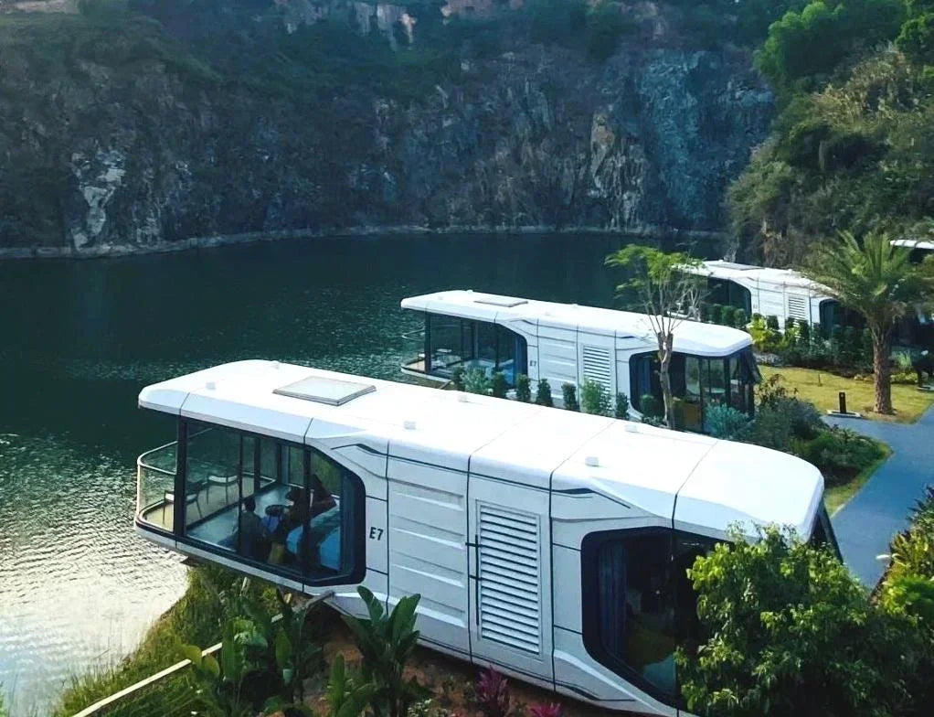 Hot sale Fully Furnished 2-3 Prefab Bedroom Luxury
Prefabricated Tiny Cheap Modern Container House Villa Building space