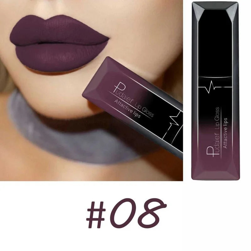 17 Color Sexy Matte Long Lasting Lip gloss Liquid Lipstick